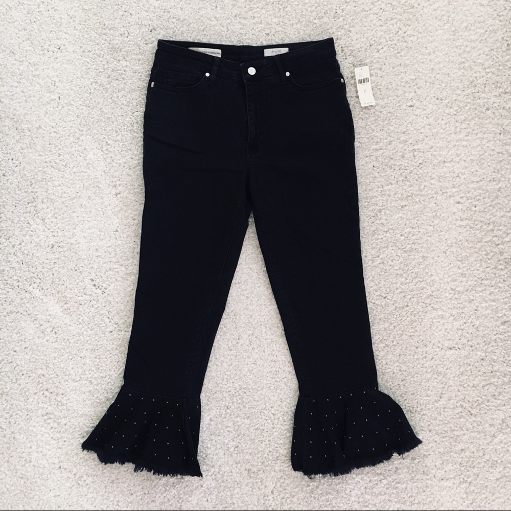 NWT Pilcro and the Letterpress Cropped Flare Jeans - Picture 2 of 5